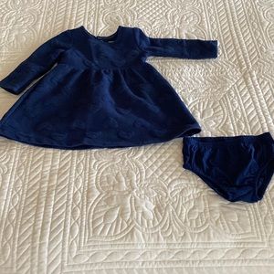 Navy valentines dress